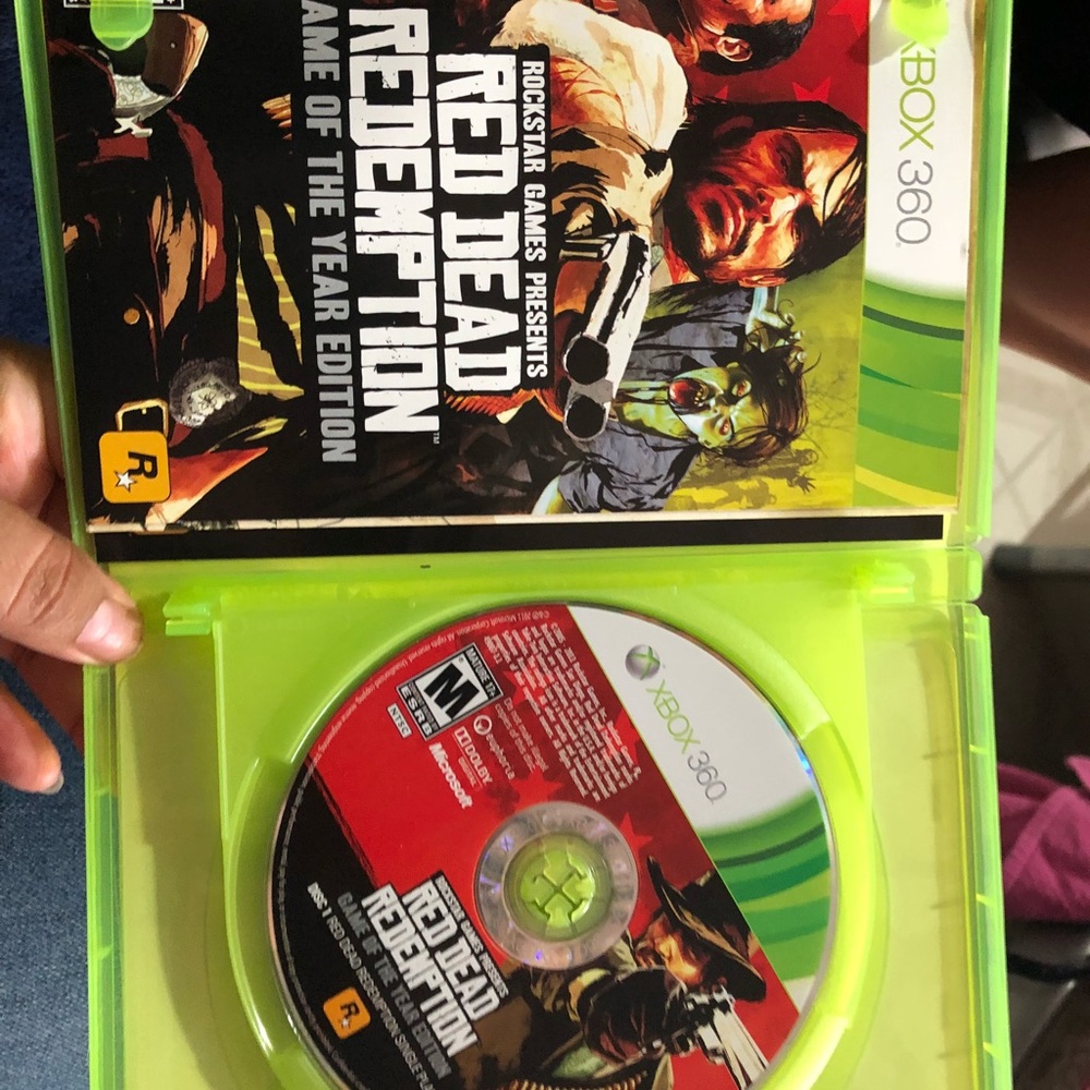 Red dead redemption Xbox 360 game.